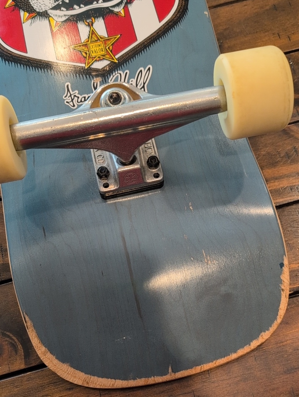 Powell Peralta Frankie Hill Bulldog Skateboard Rat Bones Wheels - Picture 3 of 15